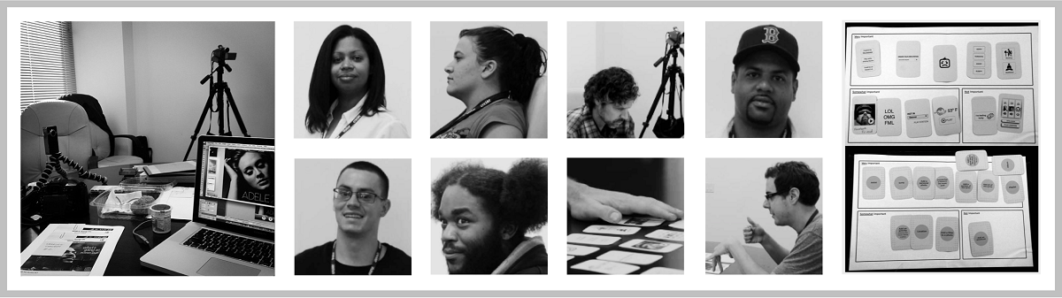 Interviews & card sorting