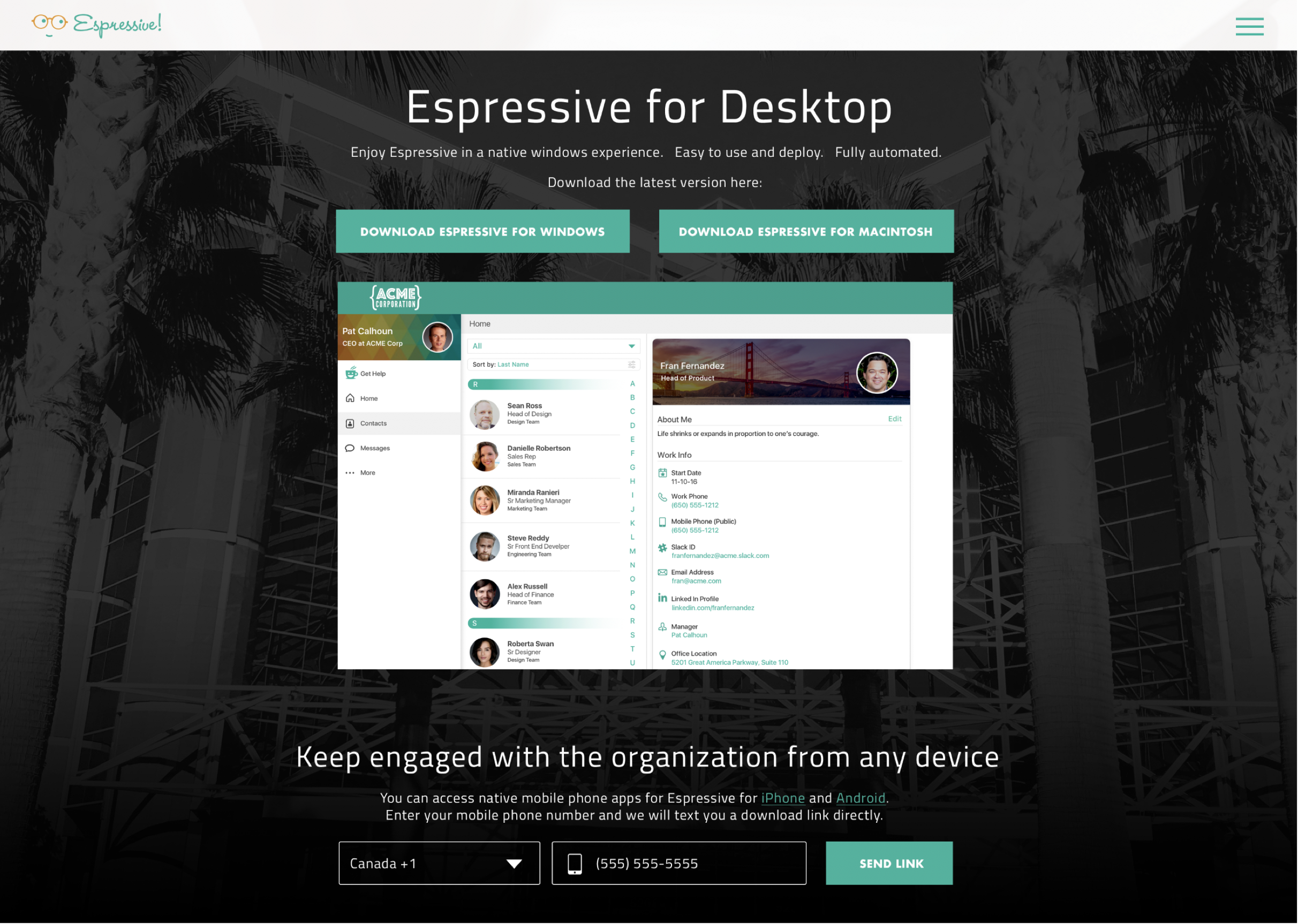 Espressive Website 1.0